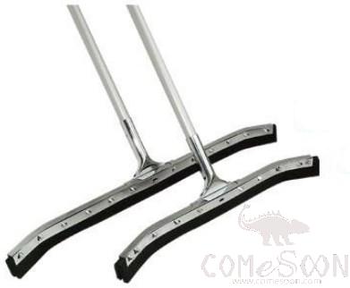 Squeegee - 30 Steel Curved Sponge Scrape(With 1.5m Stick)