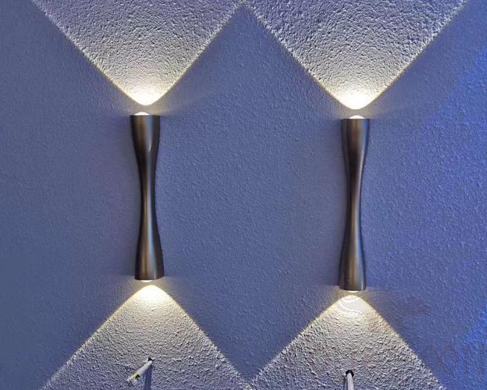 Waterproof Wall Light-2*5W，3000/4000/6000K，60*55*360mm