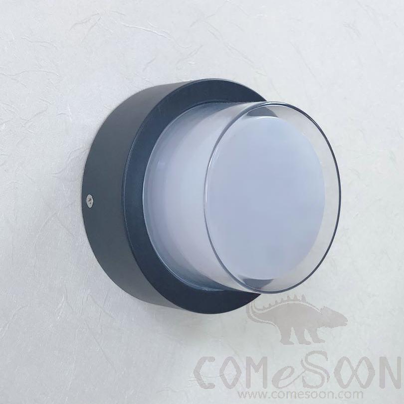 Waterproof Wall Light-5W，3000/4000/6000K，D110*85mm