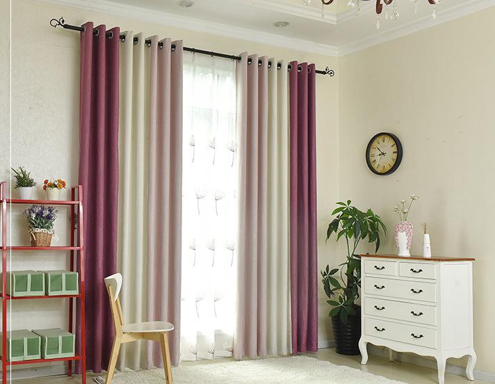 Granular linen curtain cloth