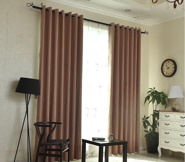 Cotton Slub Curtain Fabric