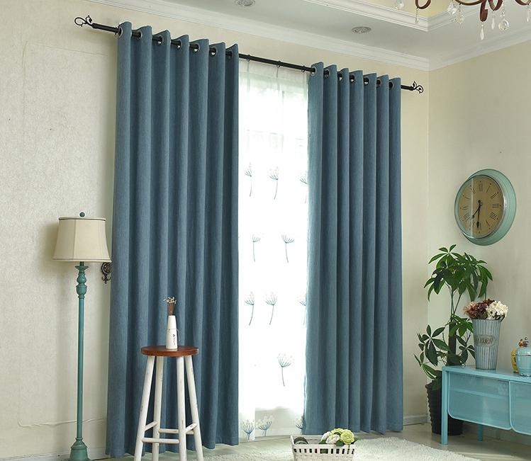 Cotton Slub Curtain Fabric