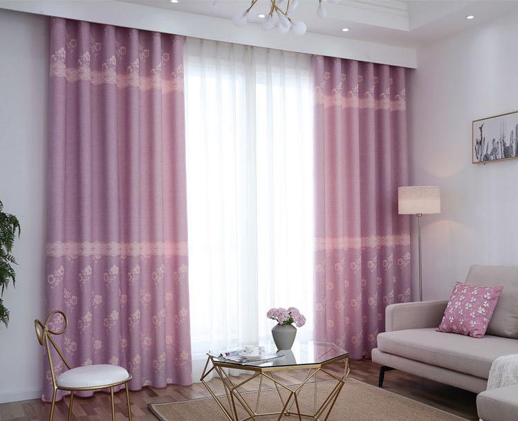 Linen jacquard curtain fabric