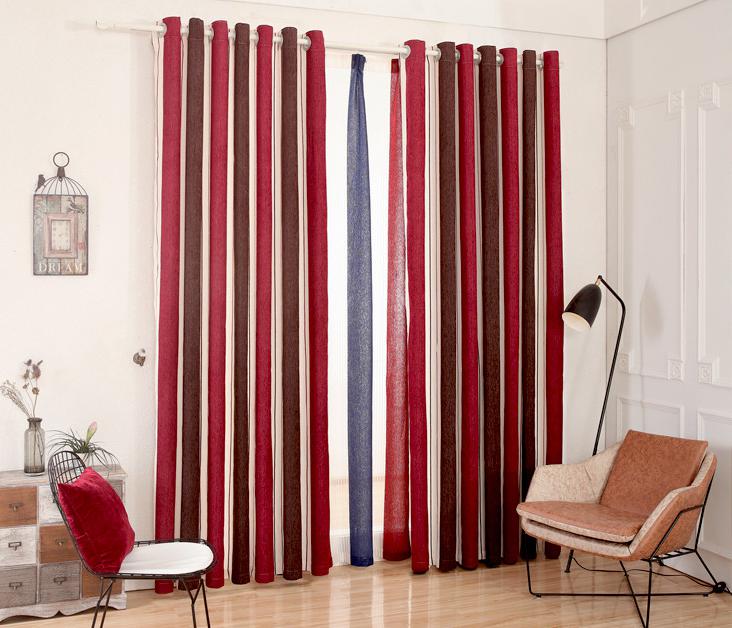 Chenille curtain fabric