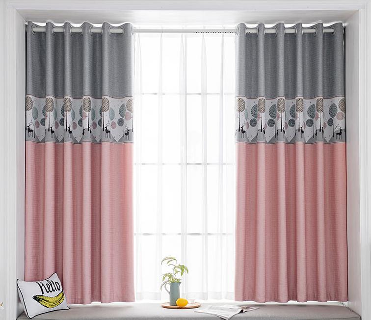 Jacquard stitching curtain fabric