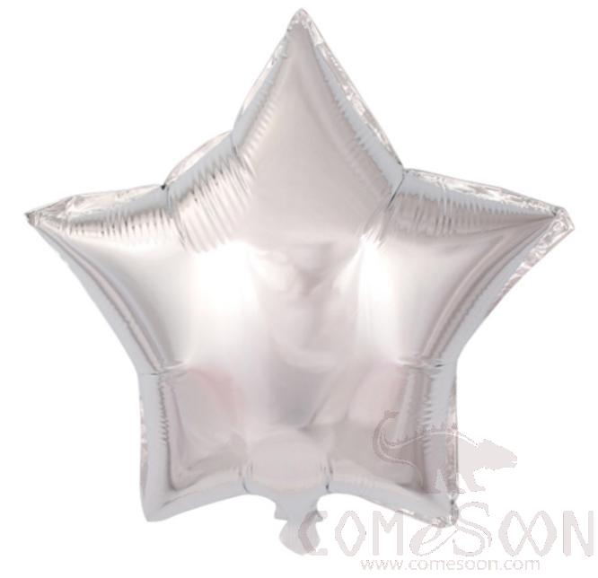 18” Silver Star Balloon