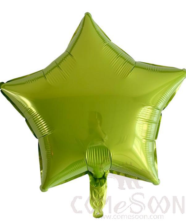 18” Green Star Balloon