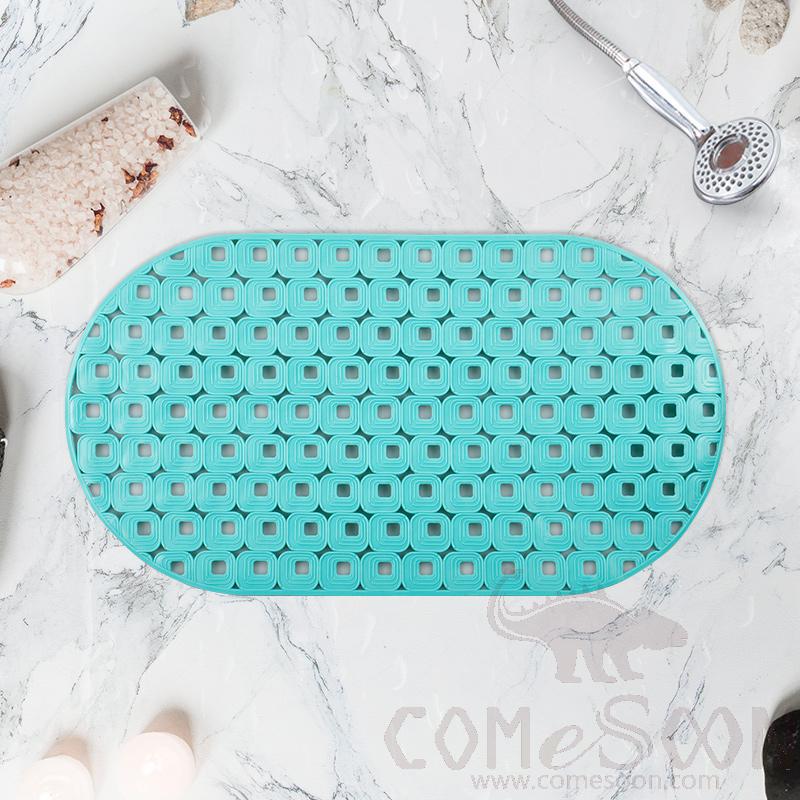 70X39 Oval Bath Mat-New Blue