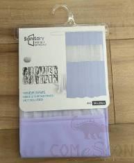 180X200 Splicing Shower Curtain-Light Purple