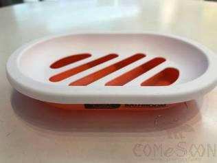 3317 Monochrome Soap Dish-Orange Red