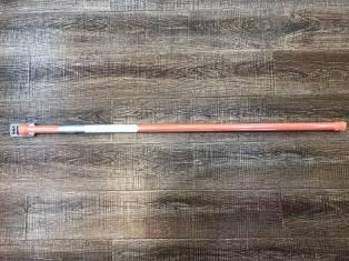104-190cm Shower Curtain Rod-Orange Red