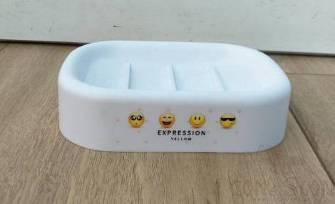 Printed soap box-smiling face