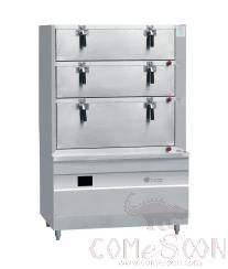 Triple-door Induction  Rice Steaming Cabinet L1200*W800*H1850mm, 25kW