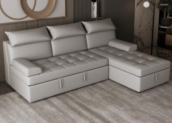 Sofa bed-microfiber leather-Sofa:200*155*90cm Bed:200*138cm