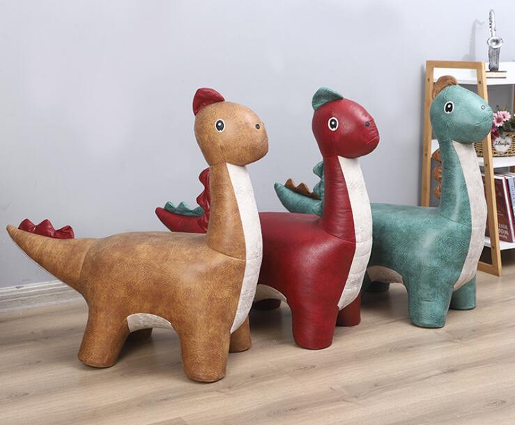 Children's dinosaur stool