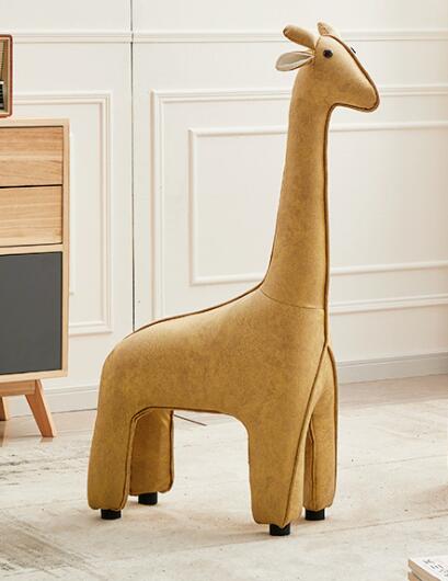 Children's giraffe stool
