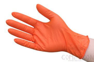 Nitrile gloves Orange