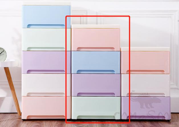 PP four-layer storage cabinet-35*40*68cm