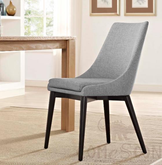 Linen solid wood dining chair-49*58*86cm