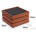 Three Layers Buffet Moderne Riser Display, :L25*W25*H15cm