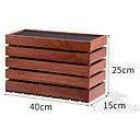 Rectangle Five Layer Buffet Riser Display