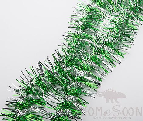 Green Tinsel Ribbon 1.8M