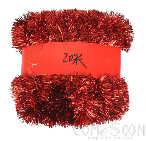 Red Tinsel Ribbon 20M