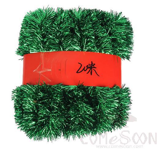 Green Tinsel Ribbon 20M