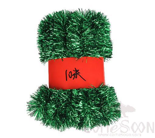 Green Tinsel Ribbon 10M
