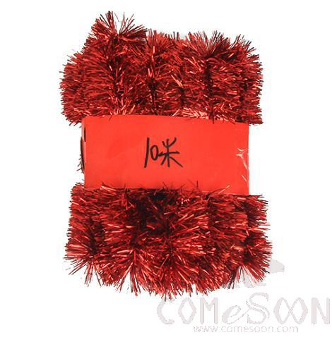 Red Tinsel Ribbon 10M