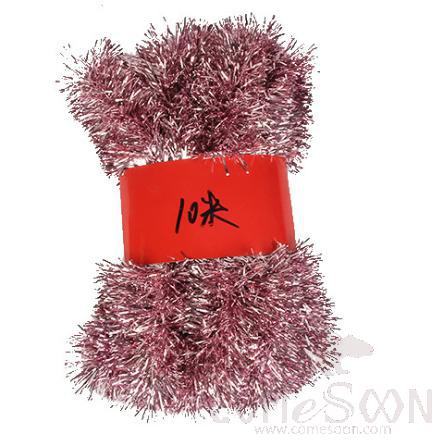 Pink Tinsel Ribbon 10M