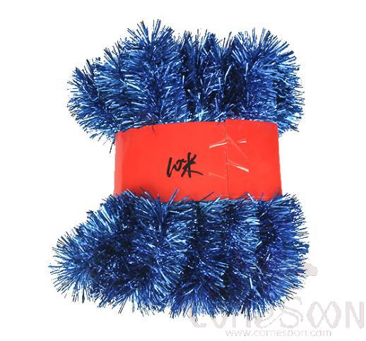 Blue Tinsel Ribbon 10M