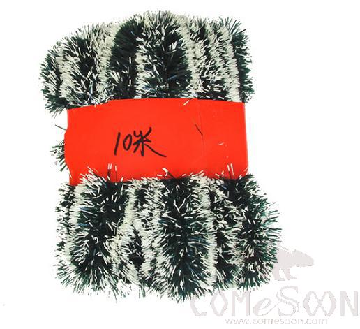 Green Tinsel Ribbon 10M