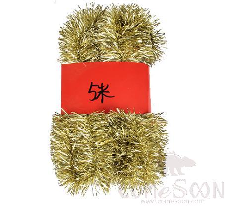 Golden Tinsel Ribbon 5M