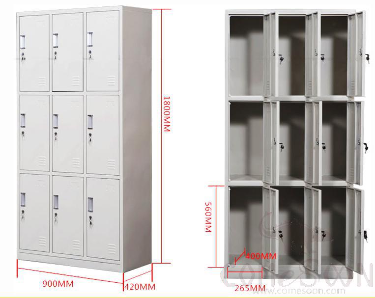 Nine-door locker-90*42*180cm