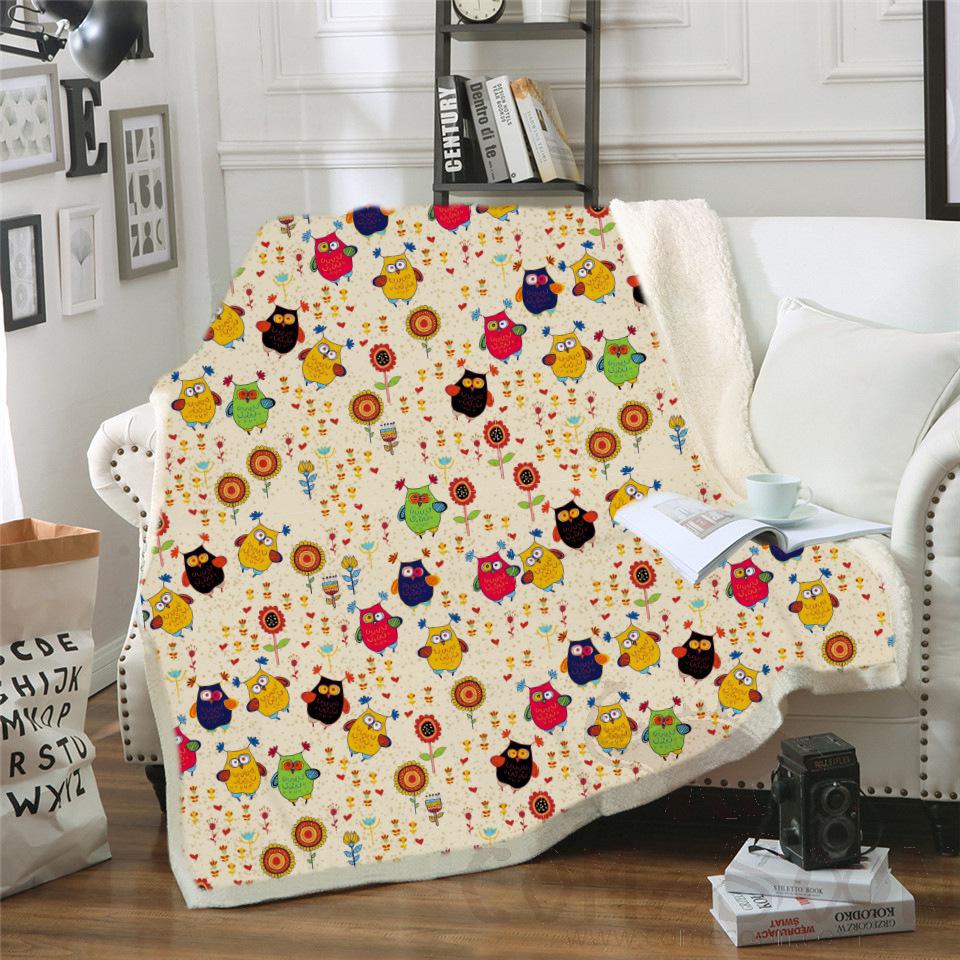 Cartoon Blanket，Crystal Velvet，150*130cm