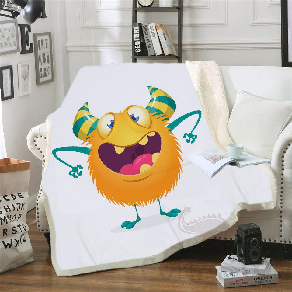 Cartoon Blanket，Crystal Velvet，150*130cm