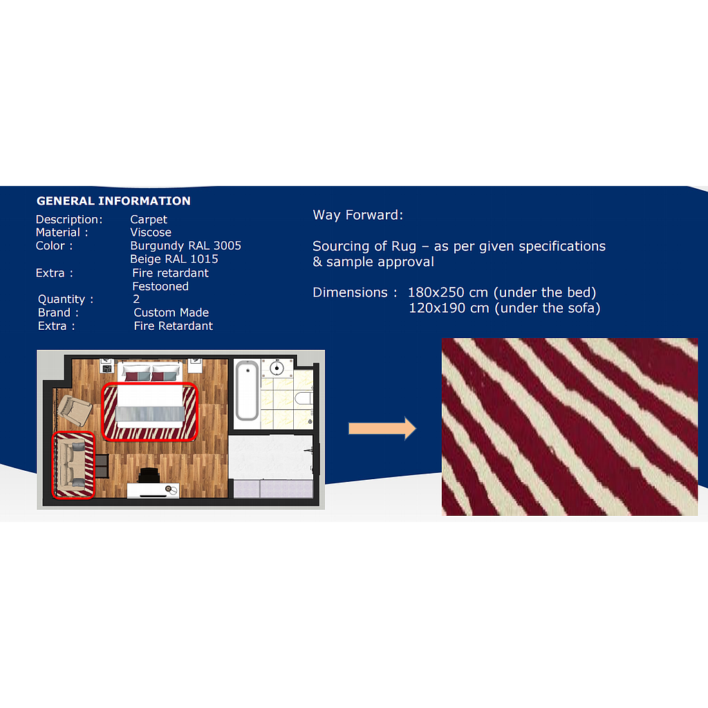 Nylon carpet (customized product)-1.2*1.9m