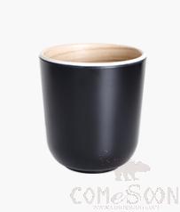 Wooden grain melamine tea cup 7.5CM