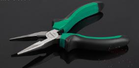 Long Nose Pliers 6&quot;，High Carbon Steel + Pp &amp; Tpr Handle