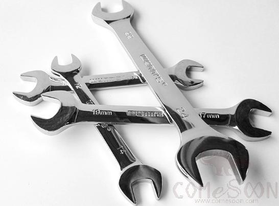 Double Open Ended Spanner14X17Mm，Cr-V Chrome Vanadium Steel