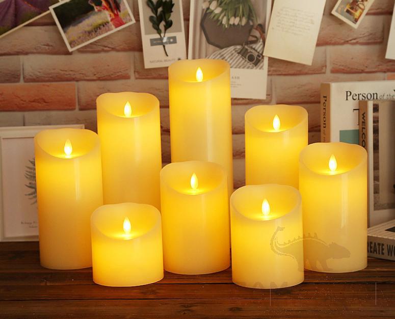 LED Candle-0.5W，D5.3*17 cm，2*5AA Battery