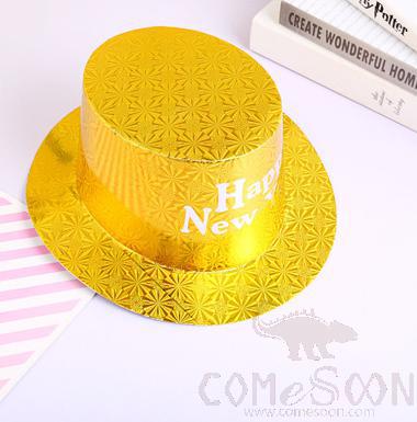 New Year Hat-Gold