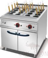 Electric Pasta Cooker With Cabinet, Dimension:L800*W900*H920mm,    Power Supply:18 KW