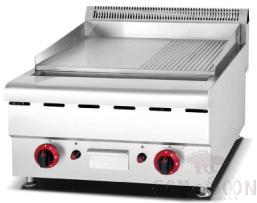 Counter Top Gas Griddle, Size: L600*W612*H530mm, Burners:2
Valve Type: Adjustable Low-Pressure Valve
Net