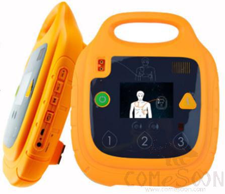 AED defibrillator - cardiopulmonary resuscitation training simulation