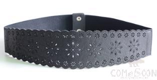 Belt-imitation leather, elastic band