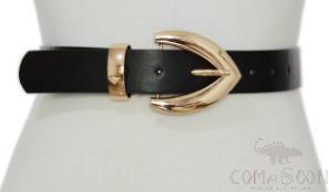 Belt-metal, imitation leather