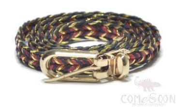 Belt-imitation leather, wax rope