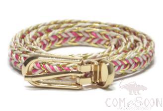 Belt-imitation leather, wax rope